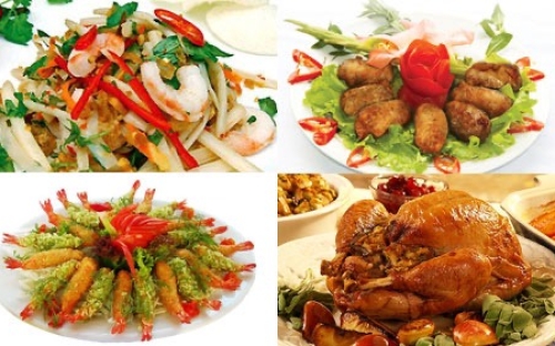 Thực đơn đặt tiệc tại HAI LÚA ẨM THỰC - NGHĨ DƯỠNG SINH THÁI - VƯỜN TÁO CỔ THỤ đảm bảo về chất lượng